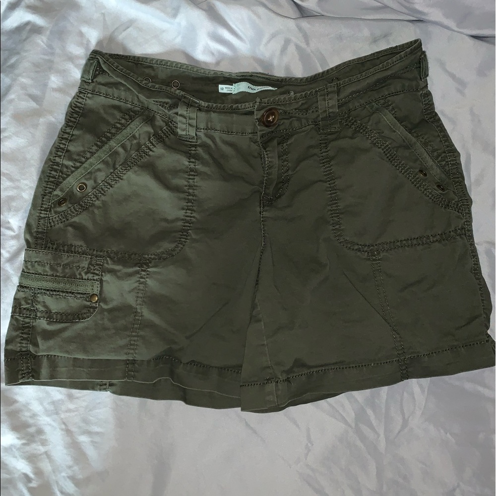 Green shorts